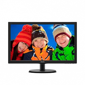 Монитор LCD PHILIPS 21.5" 223V5LSB2/10(62) Black LED, LCD, Wide, 1920x1080, 5 ms, 90°/65°, 200 cd/m, 10M:1