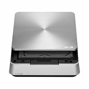 Неттоп Asus VivoPC VM40B-S081M [90MS0011-M01440] silver Cel 1007U/4Gb/500Gb/WiFi/noDVDRW/DOS